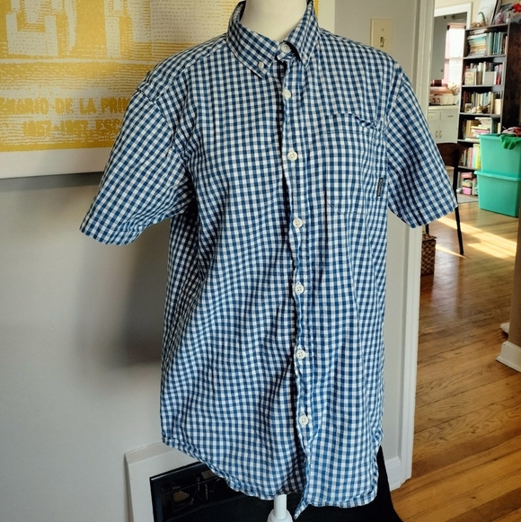 Columbia Other - Columbia Blue and White Checkered Men's Shirt